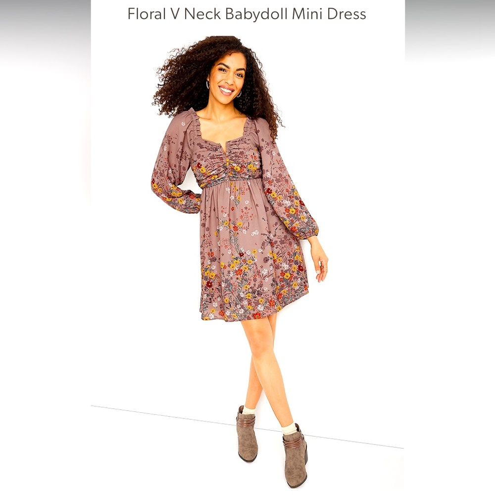 NWT Maurice’s floral mini dress